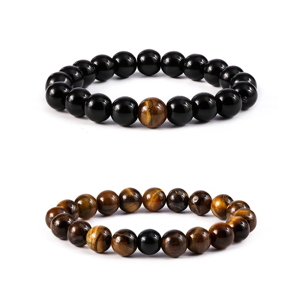 Tiger Eye Stone Bracelet Yoga Exercise