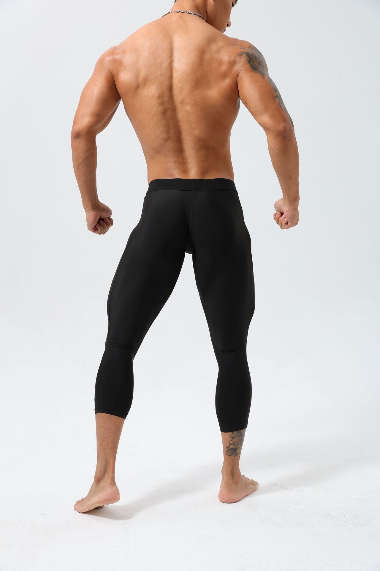 High Elastic Nylon Fitness Tight Exercise Workout Pants