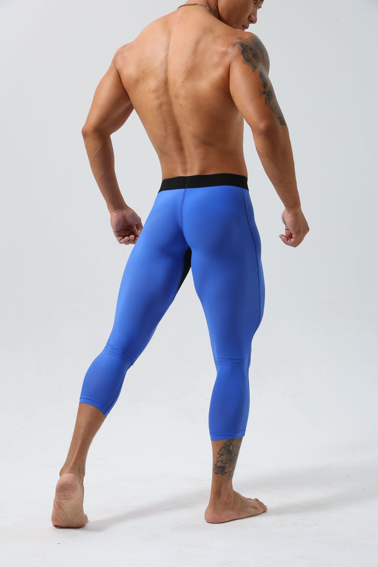 High Elastic Nylon Fitness Tight Exercise Workout Pants