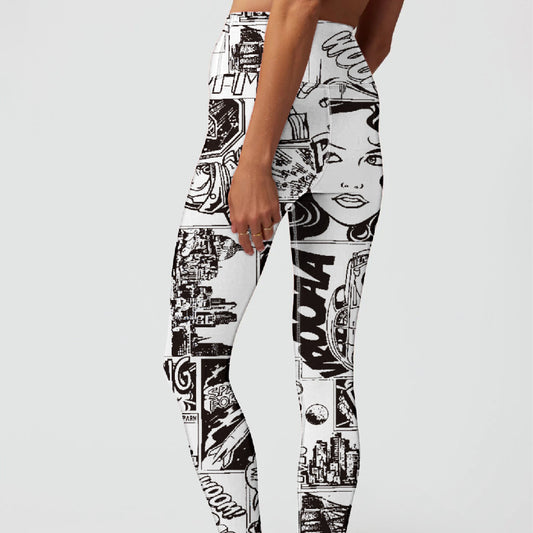 Print Yoga Pants Women's Exercise Workout Pants