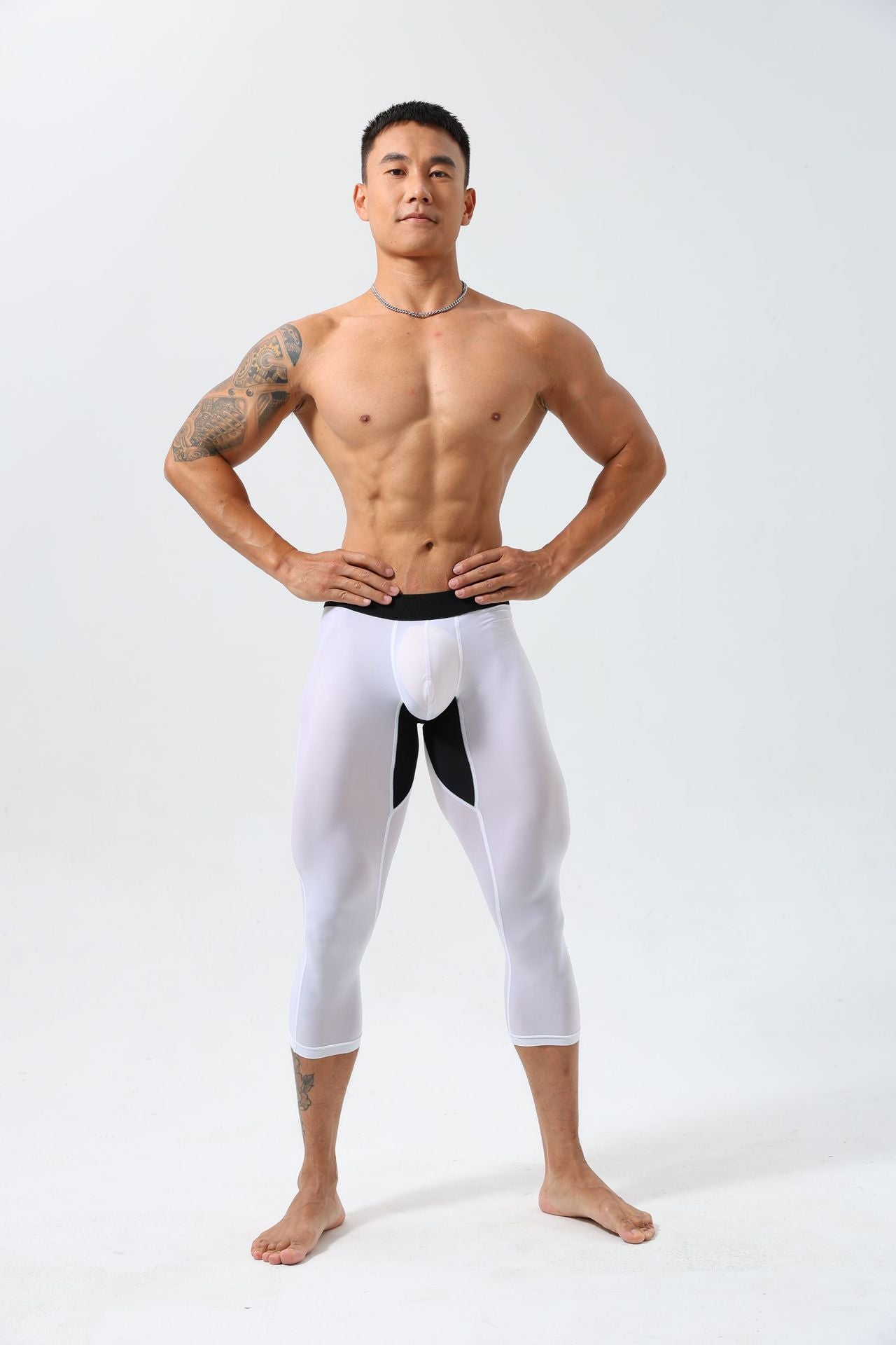 High Elastic Nylon Fitness Tight Exercise Workout Pants